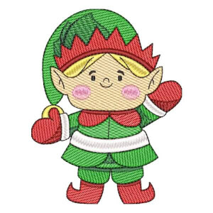 Christmas Elf (Quick Stitch) Embroidery Design