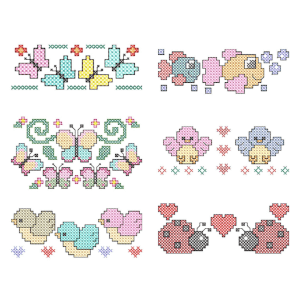 Borders of Animals (Cross Stitch) Design Pack