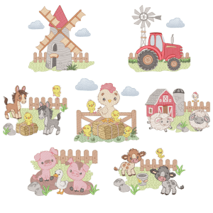 Farm (Quick Stitch) Design Pack