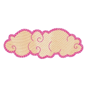 Cloud (Quick Stitch) Embroidery Design