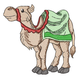 Matriz de bordado Camelo no Presépio
