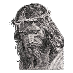 Jesus (Realistic) Embroidery Design