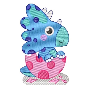 Cute Dinos (Quick Stitch) Embroidery Design