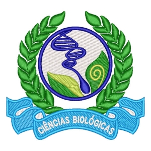 Matriz de bordado Logomarca Ciências Biológicas