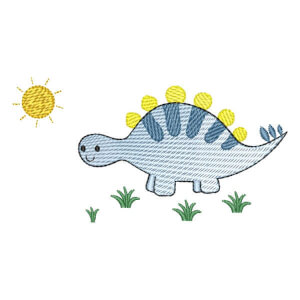 Dino (Quick Stitch) Embroidery Design