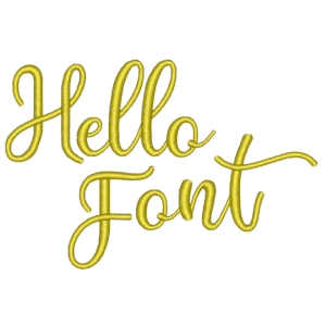 Alphabet Hello Font Design Pack