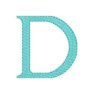 Alfabeto Letra D Maiúscula 