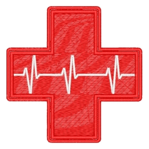 Matriz de bordado Cruz Vermelha