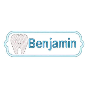 Lapela de Dente com Nome (Projeto)
