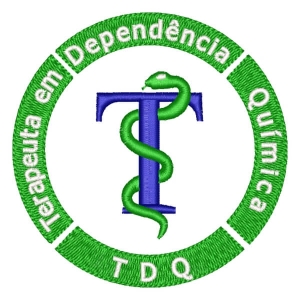 Matriz de bordado Logomarca Terapeuta em Dependência Química 