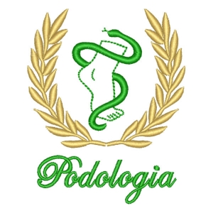 Matriz de bordado Logomarca Podologia