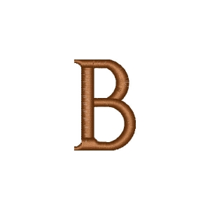 Simple Letter B Embroidery Design