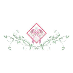 Floral Arabesque Embroidery Design