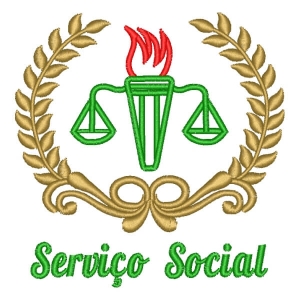 Matriz de bordado Logomarca Serviço Social