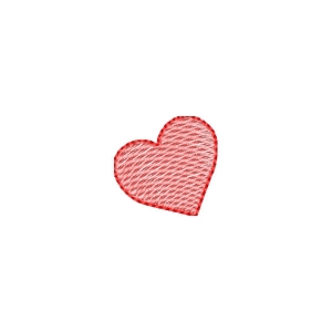 Matriz de bordado Mini Coração