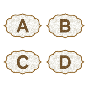Quilt Alphabet (Applique) Design Pack