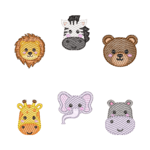 Mini Animals (Quick Stitch) Design Pack