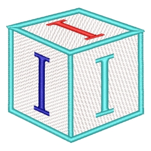 Alfabeto Cubo Letra I