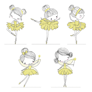 Ballerina (Quick Stitch) Design Pack