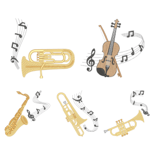 Musical instruments Design Pack