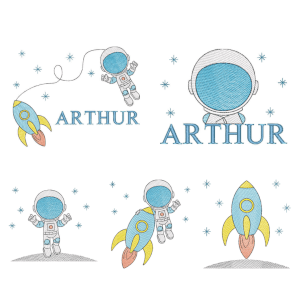Astronauts (Quick Stitch) Design Pack