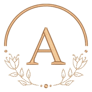 Alfabeto em Moldura Letra A