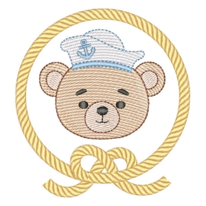 Moldura Náutica Ursinho (Pontos Leves)