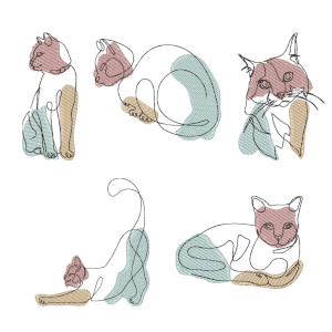  Gatos Boho (Pontos Leves)
