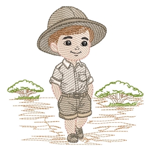 Menino Safari (Pontos Leves)