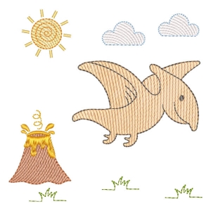 Dino Pterodáctilo (Pontos Leves)