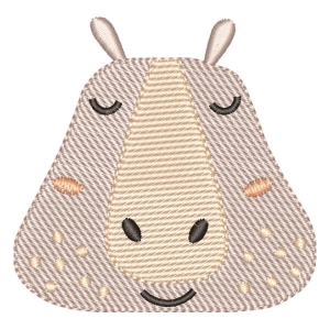 Hipopótamo Boho (Pontos Leves)