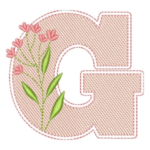 Monograma com Letra G (Pontos Leves)