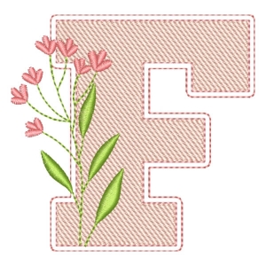 Monograma com Letra F (Pontos Leves)
