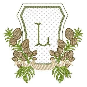 Alfabeto em Moldura Letra L