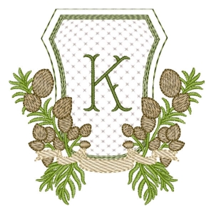 Alfabeto em Moldura Letra K