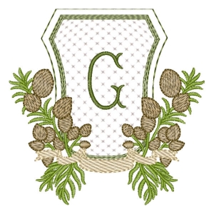 Alfabeto em Moldura Letra G
