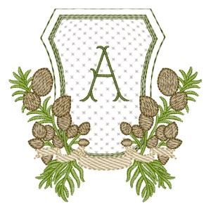 Alfabeto em Moldura Letra A