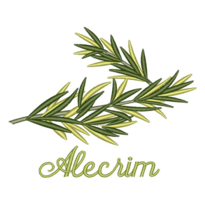 Matriz de bordado Alecrim