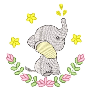 Elefante em Moldura (Pontos Leves)