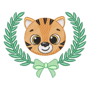 Tigre em Moldura (Pontos Leves)
