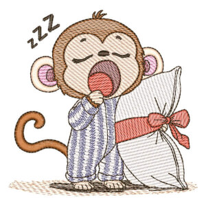 Macaco na Hora de Dormir (Pontos Leves)