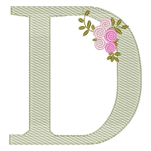Monograma Letra D