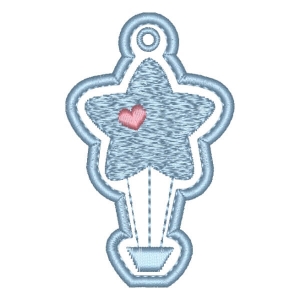 Chaveiro Balão de Estrela (Projeto)