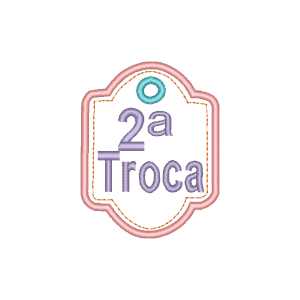 Matriz de bordado Moldura  Chaveiro Maternidade Troca de Roupa  (Projeto no Bastidor)