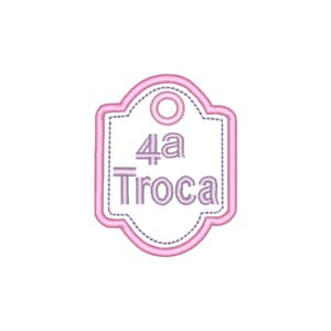 Chaveiro Saída de Maternidade  (Projeto Bastidor - Aplique)