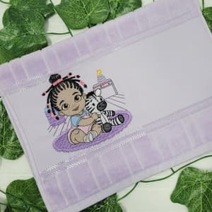 Menina com Zebra (Pontos Leves)