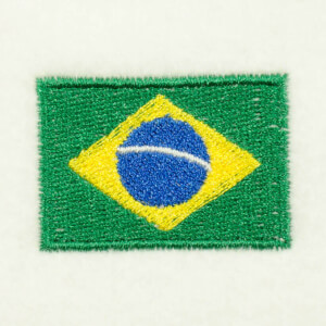Matriz de bordado Bandeira do Brasil Peq.
