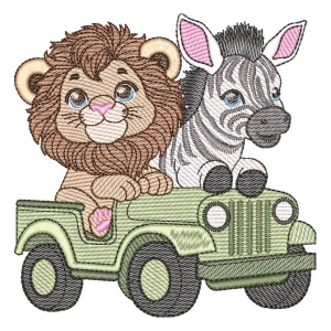 Leão e Zebra no Carro (Pontos Leves)