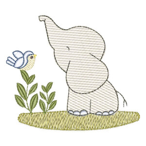 Elefantinho no Jardim (Pontos Leves)