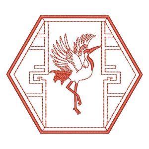 Moldura Japao Tsuru